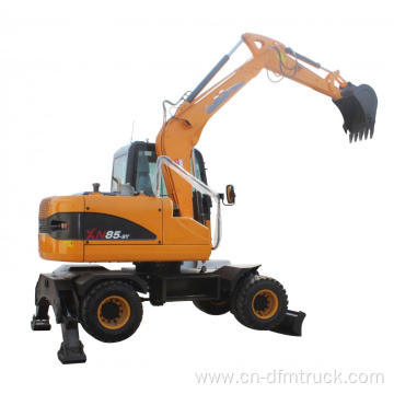 8 tons wheel excavator with 0.3CBM bucket